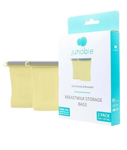 Junobie Reusable Silicone Breastmilk Storage Bags 2pk